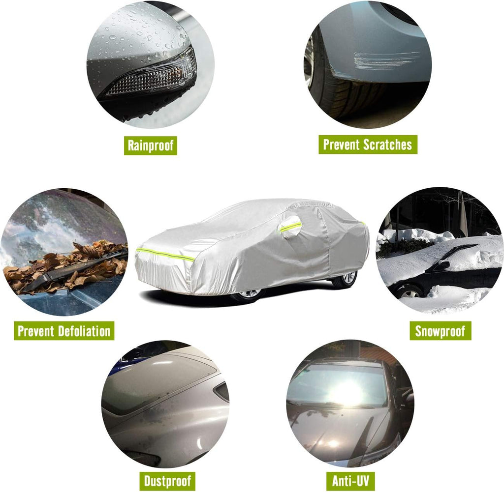 Full Exterior Car Cover Waterproof All Weather 5 Layer for SUV X30367