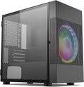 Pink Mid-Tower ATX PC Case with Tempered Glass V198500