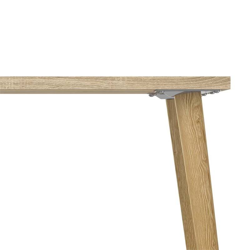 Beige 2-Drawer L-Shaped Desk X100934