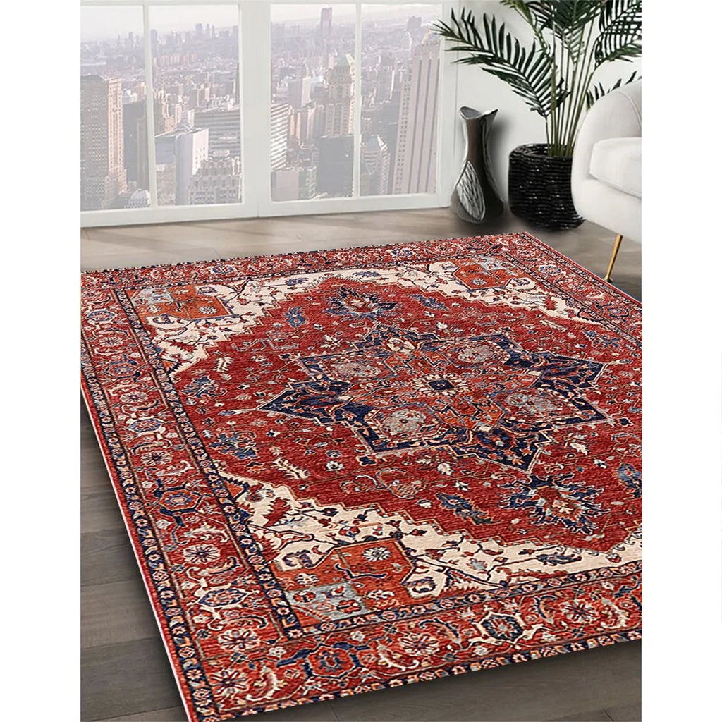 Red Persian Rectangle Area Rugs, 2' x 4' R9217