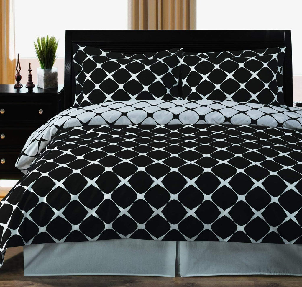 3-Piece Full / Queen Cotton Comforter Cover Set F542459