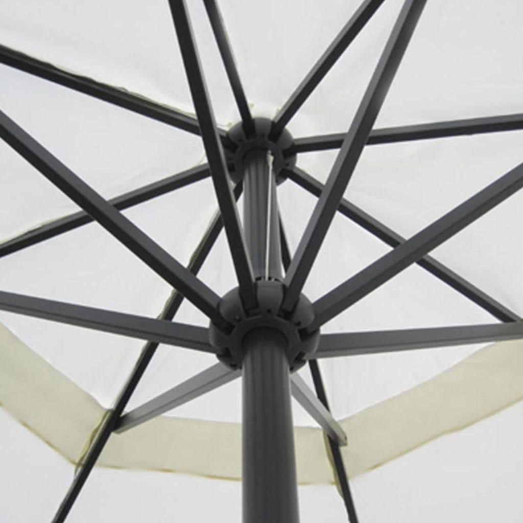 White Aluminum Parasol T10489