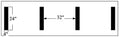 1/8 Football Field Stencil R315052