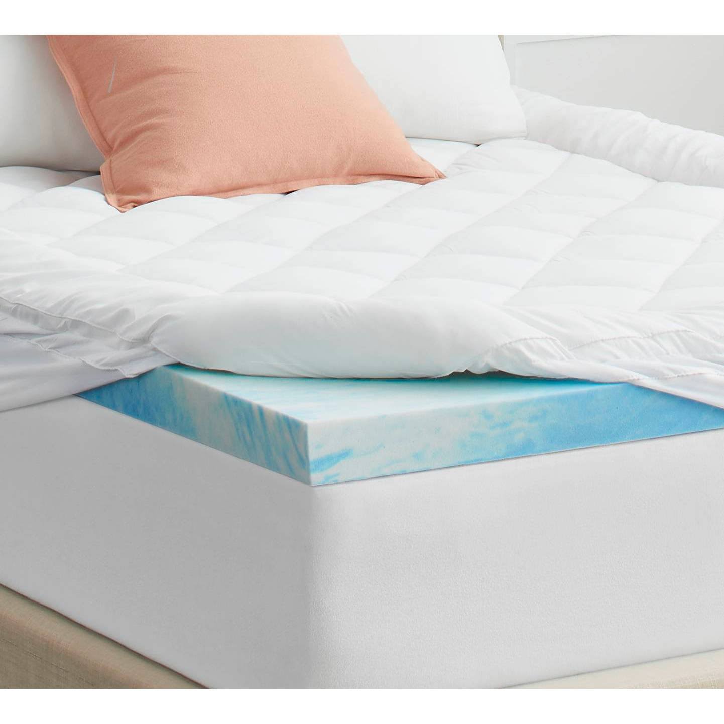 Full Memory Foam Mattress Topper with Cover N41263