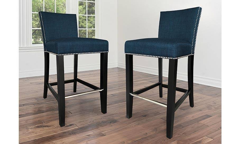 White Linen Bar Stool M29256