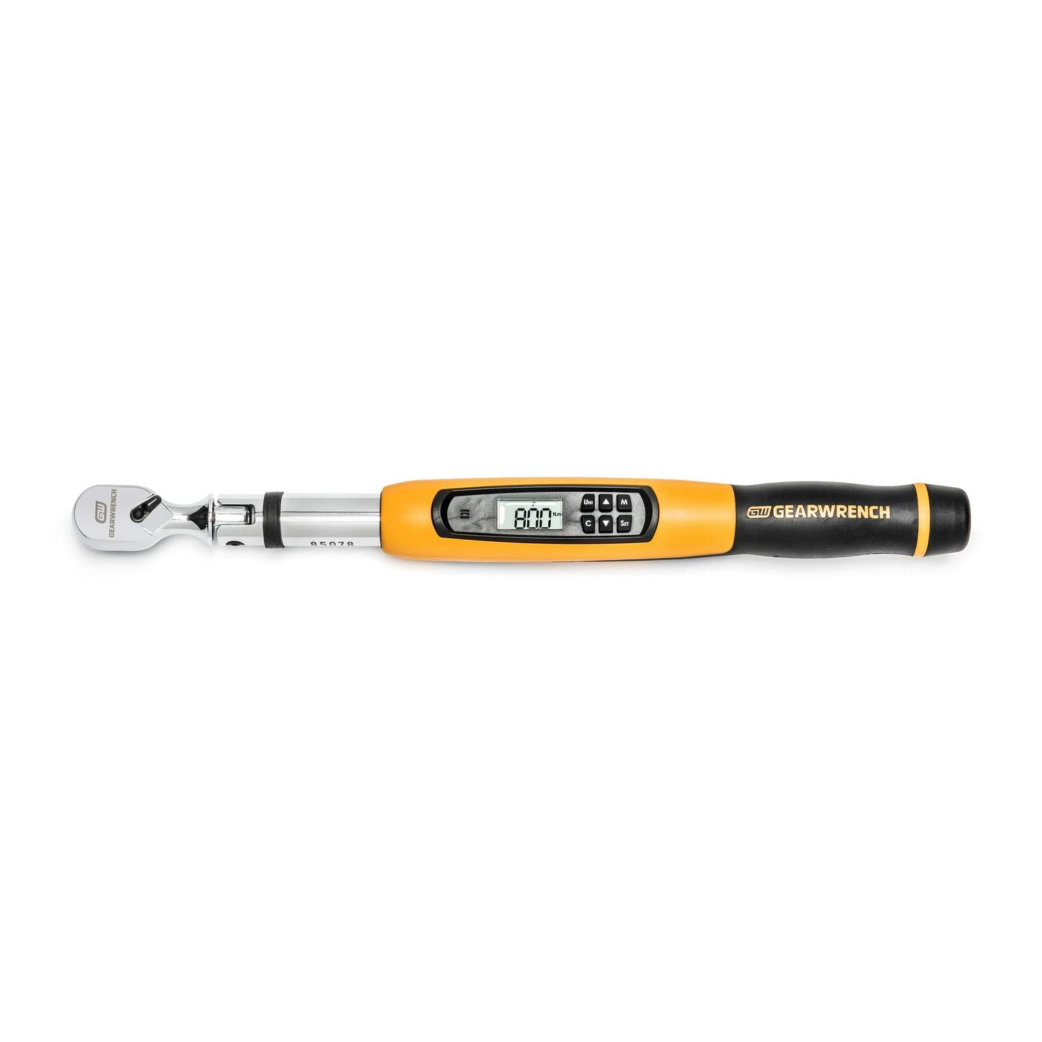 3/8" Flex Head Electronic Torque Wrench with Angle, 10-100 ft/lbs. M67185