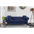 Blue Velvet Chesterfield Sofa Z400