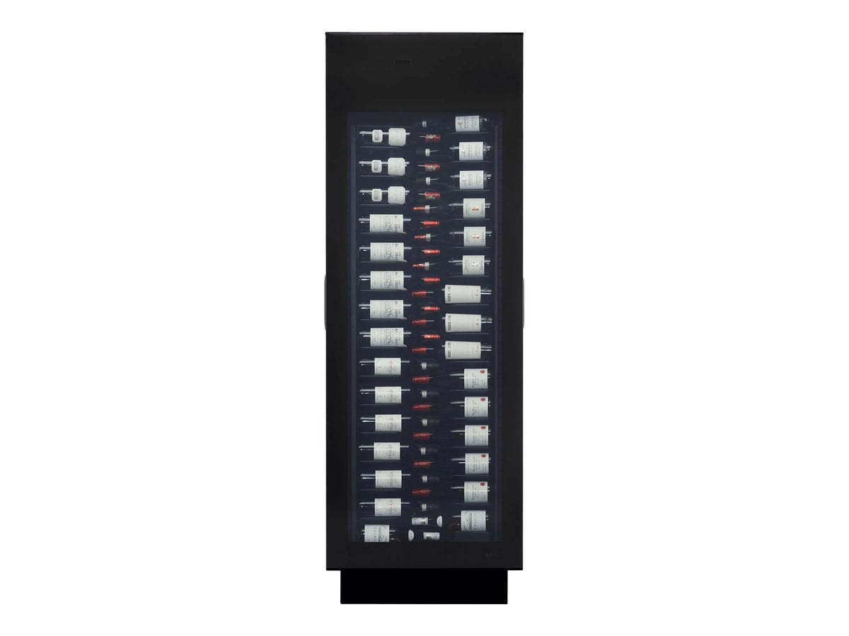 Black 30 Bottle Wine Cooler with Digital Thermostat Y1678