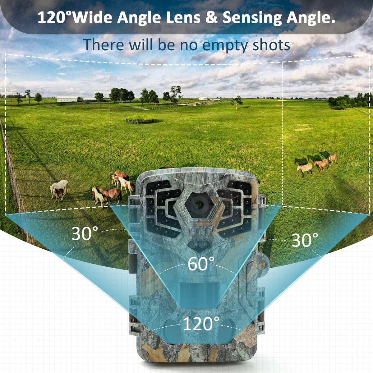 4K 32MP Bluetooth Wildlife Camera with Night Vision B207