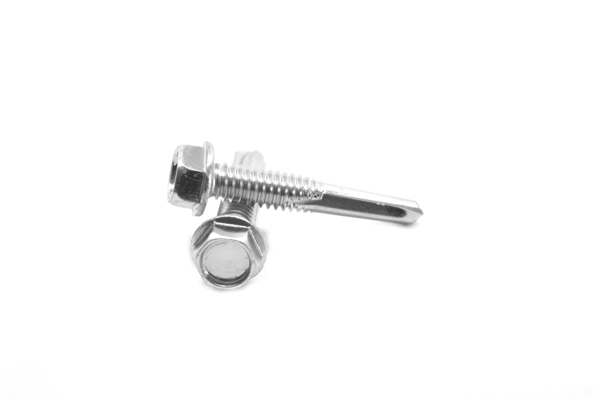 Self Drilling Screw Hex Washer Head Low Carbon Steel Zinc Plated Pk 3000 T3774