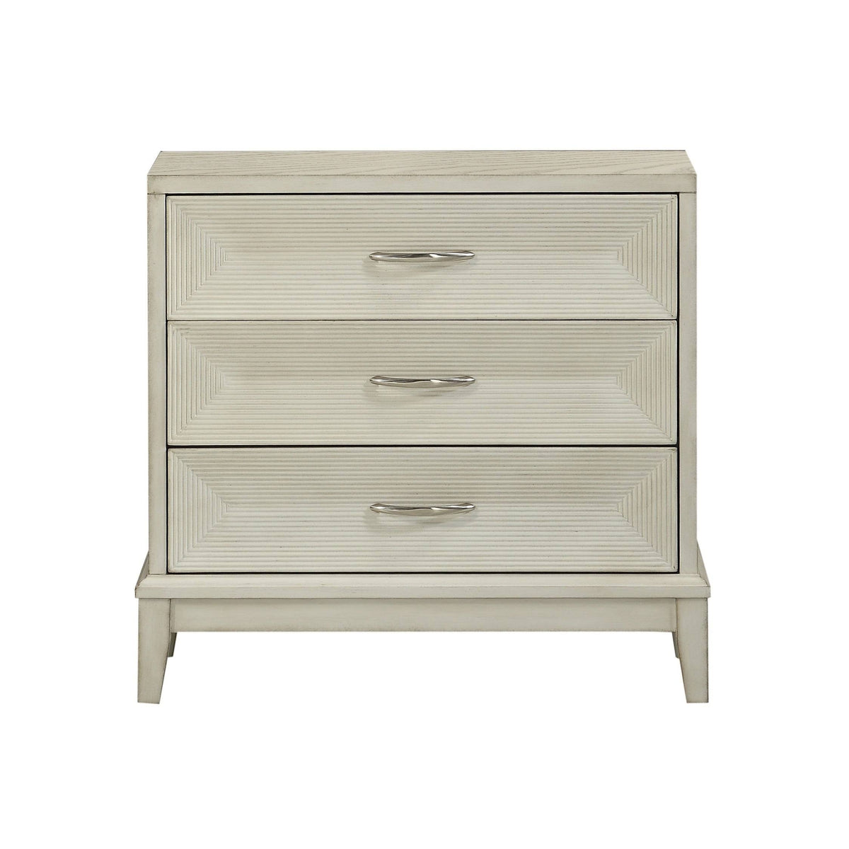 White Three Drawer Chest B6375