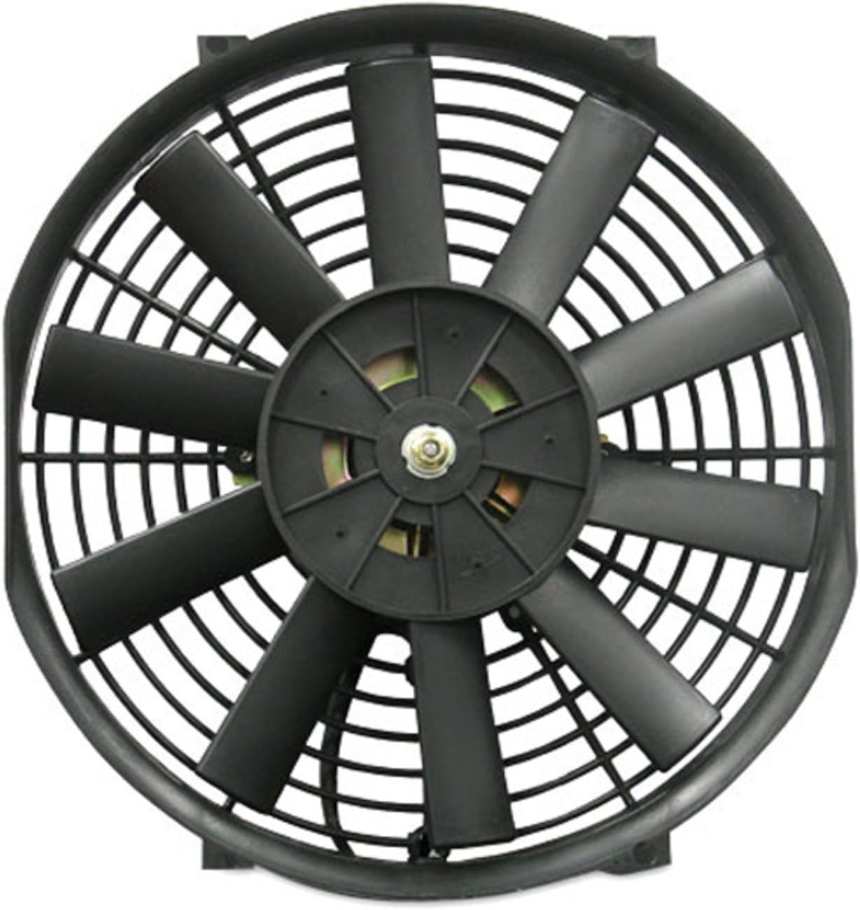Slim Electric Fan Black 14" E50462