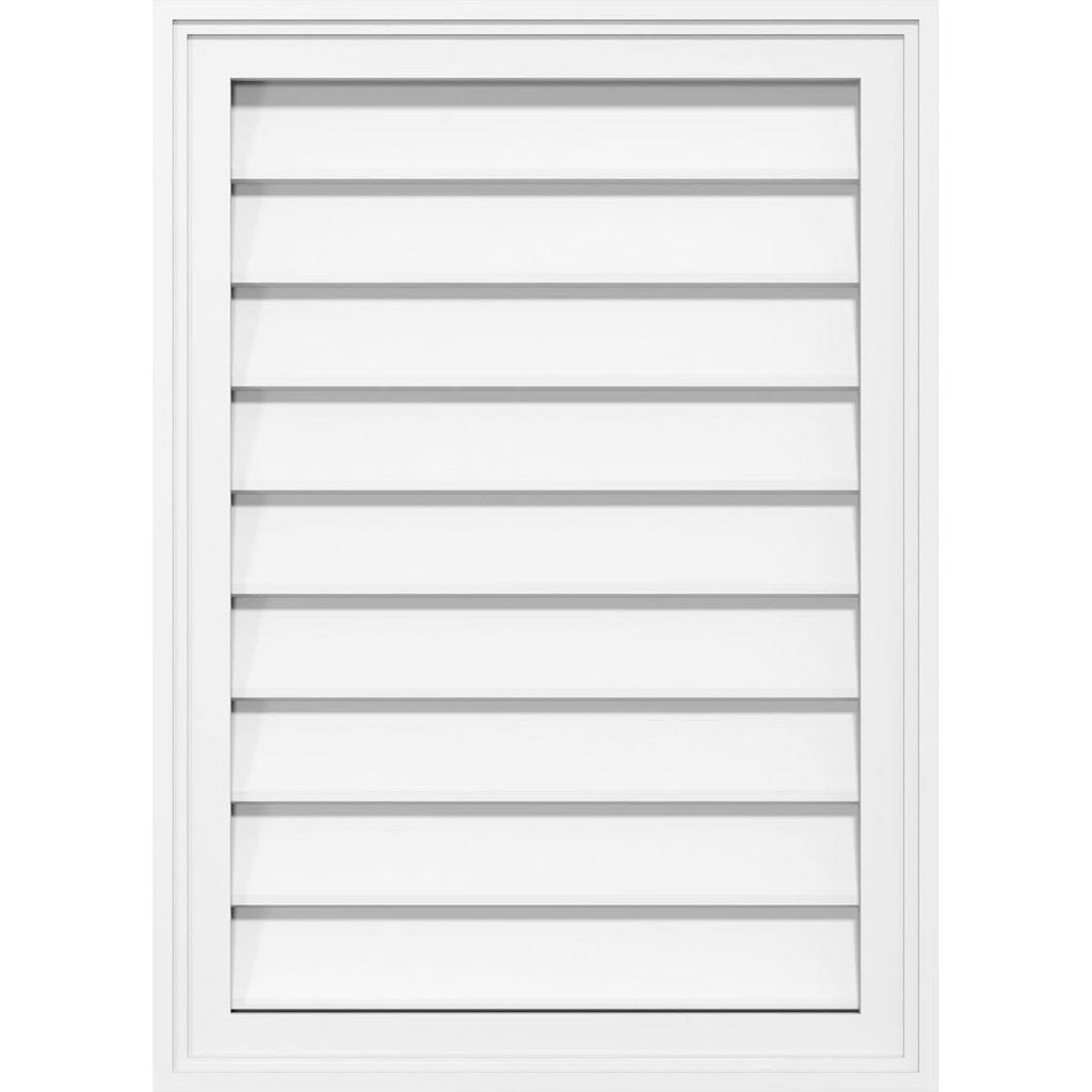 22x22W x 18x22H PVC Gable Vent with Brickm Q46575