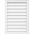 22x22W x 18x22H PVC Gable Vent with Brickm Q46575
