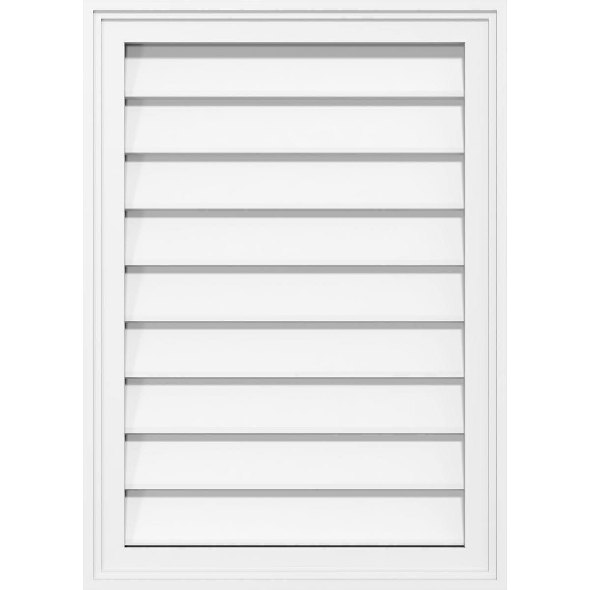 22x22W x 18x22H PVC Gable Vent with Brickm Q46575