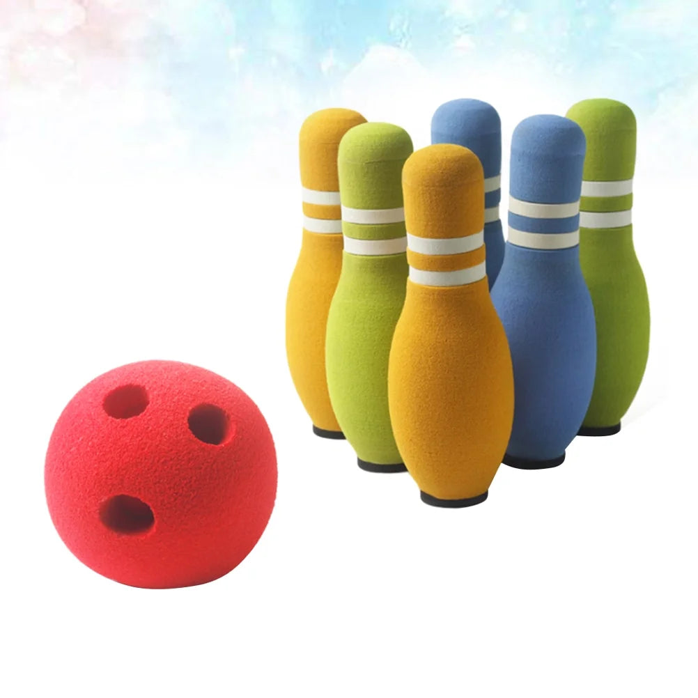 7 Pcs Bowling Play Set Indoor Sports Educational Toy T94241