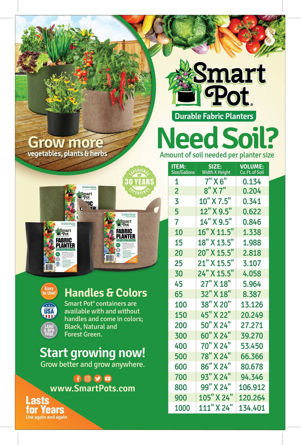 Tan 500 Gal Smart Pot Z40780