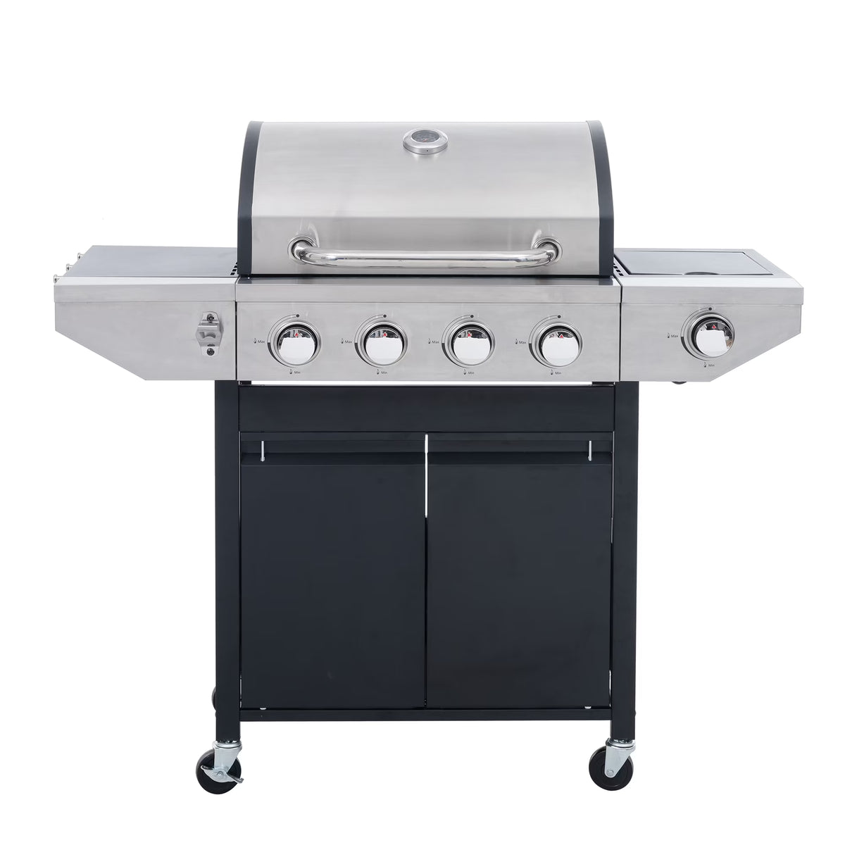Liquid Propane Gas Grill BBQ Gas Oven with Side Burner W478076