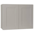 Shaker Assembled Wall Bridge Kitchen Cabinet in Dove Gray S165519