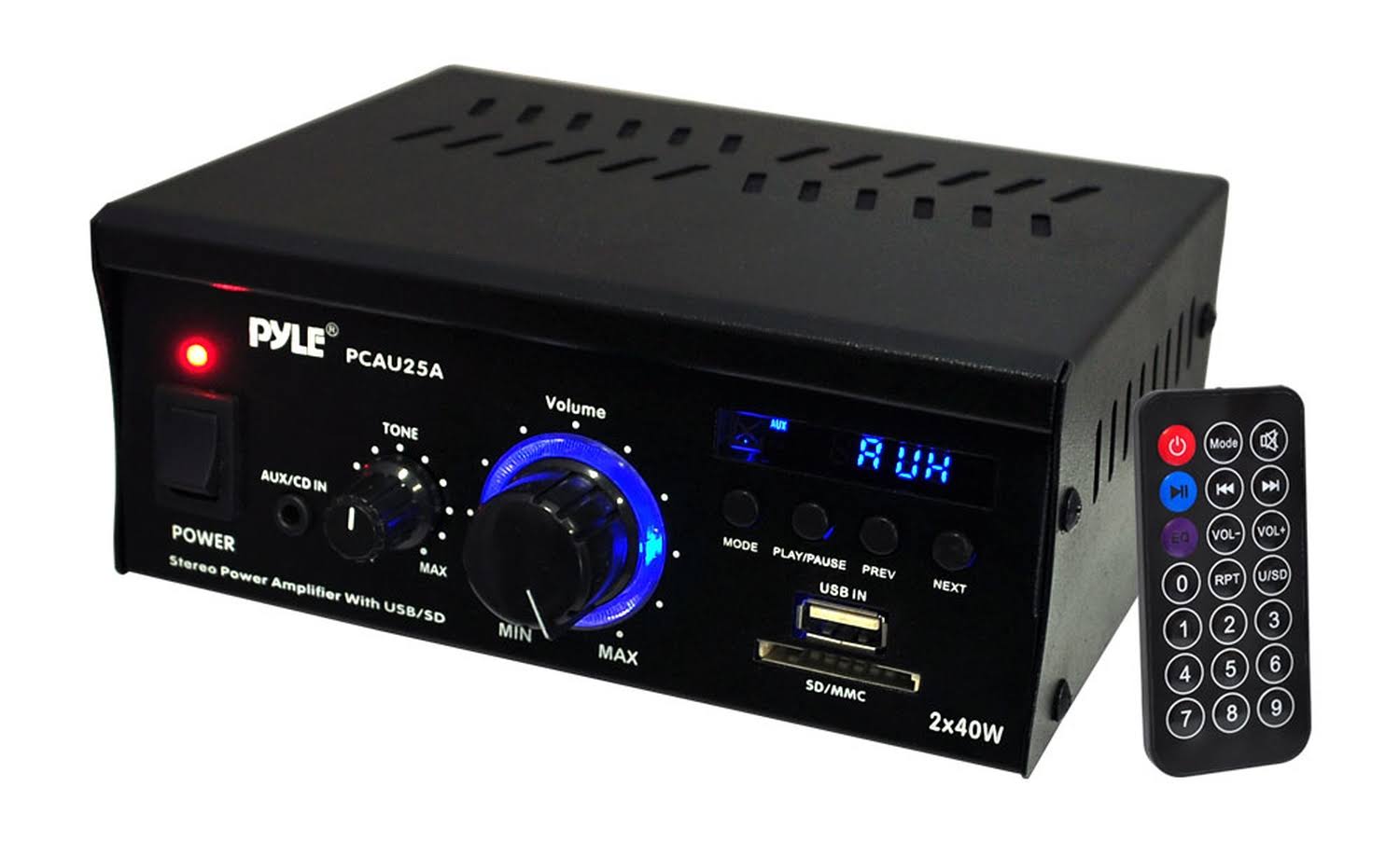 2 x 40 Watts Mini Power Amplifier with LED Display I74689
