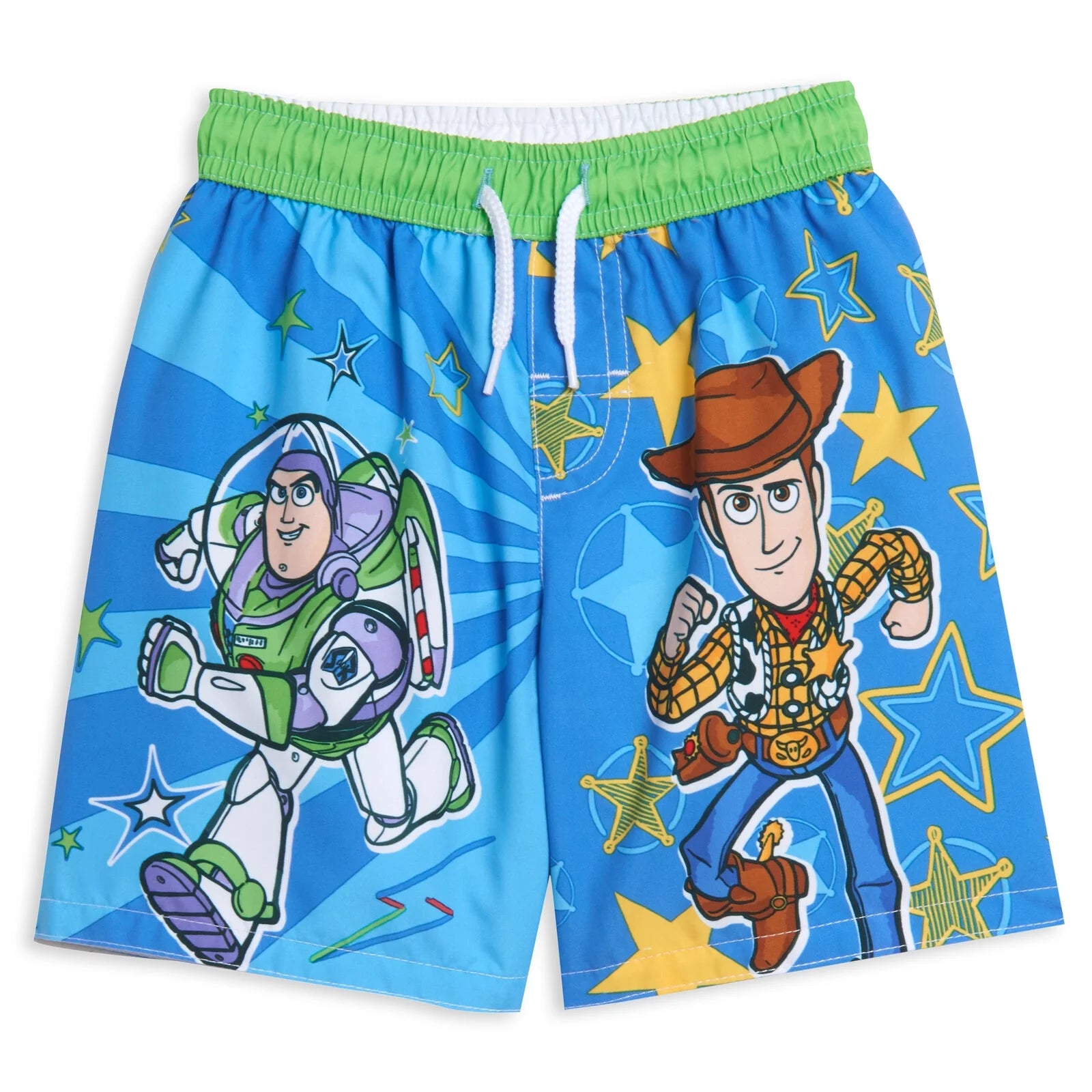 Toddler Boys Rash Guard and Swim Trunks Outfit Set Light Blue 4T G641193