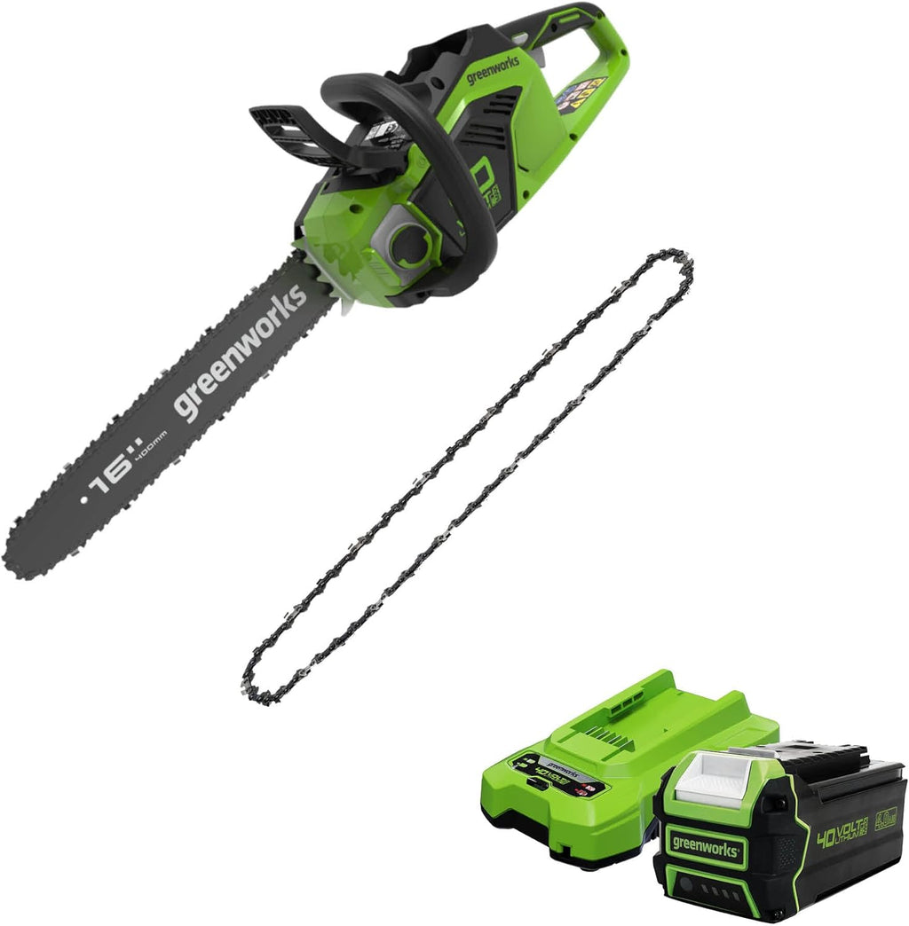 40V 16-inch Chainsaw with 4Ah USB Battery and Standard Charger W153615