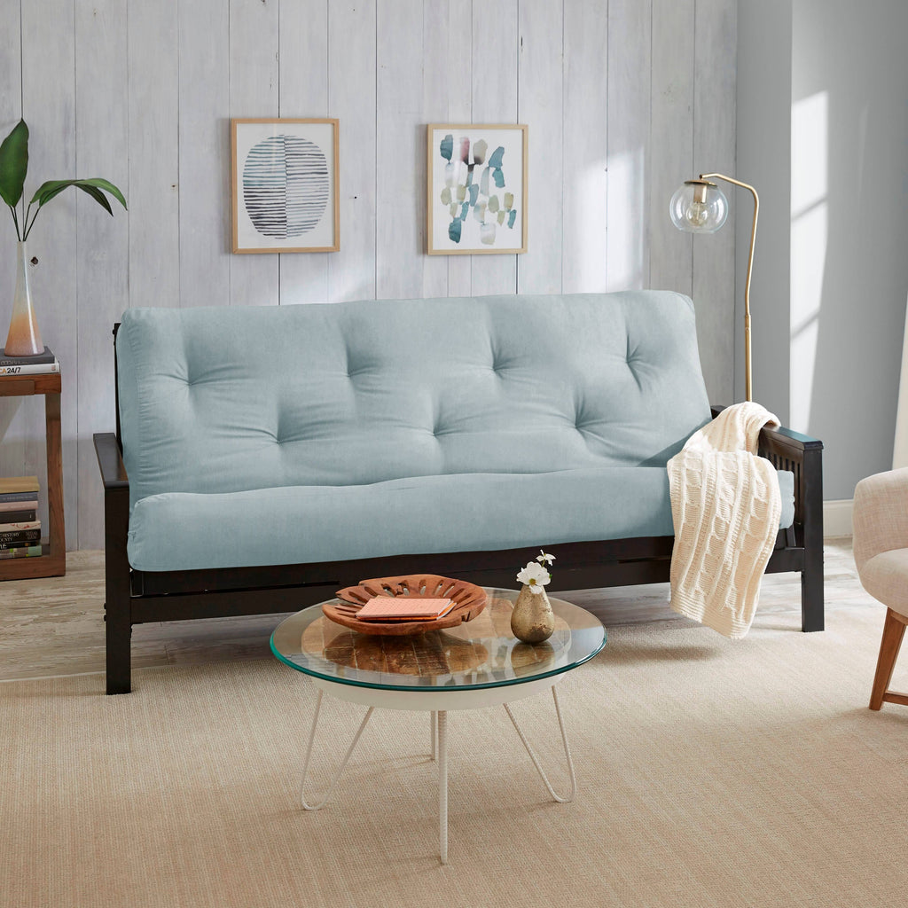 Navy Cotton Queen 6-Inch Futon Mattress I90718