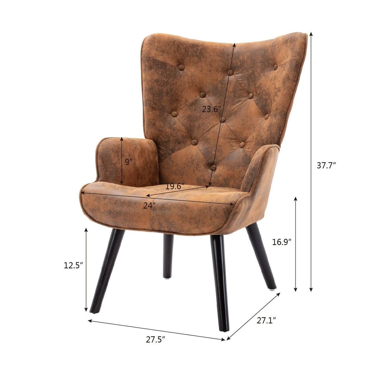 Teal Hight Back Livingroom Chair W4283