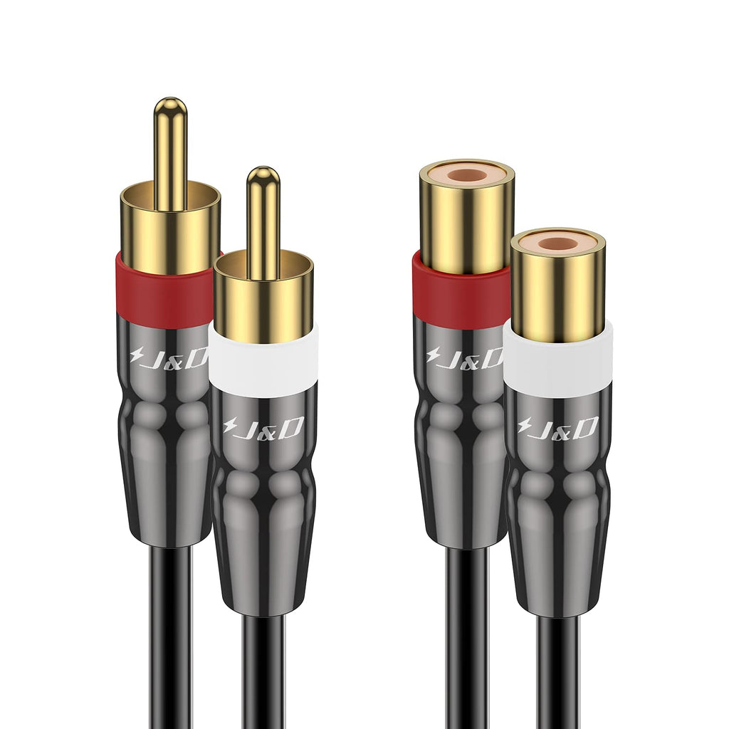 2 RCA Extension Cable Male to Female, 3 Feet V49777