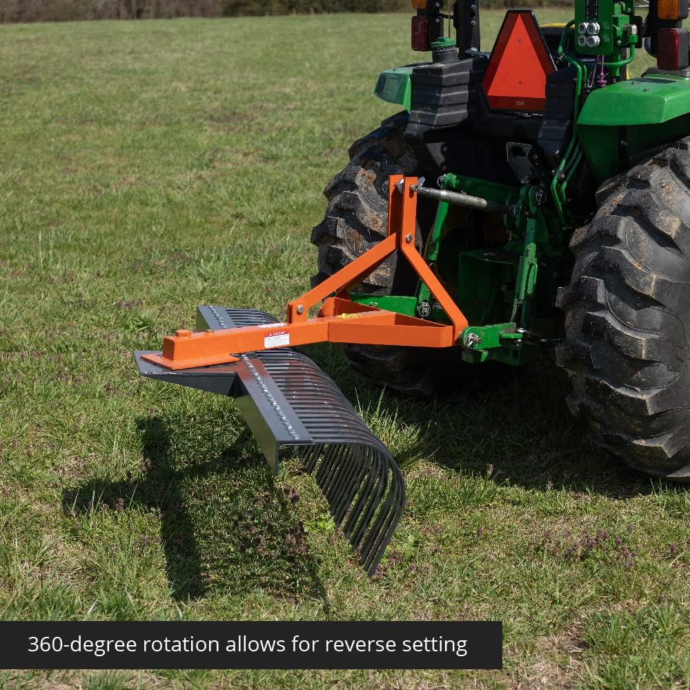 4 FT Tow-Behind Landscape Rake M778859
