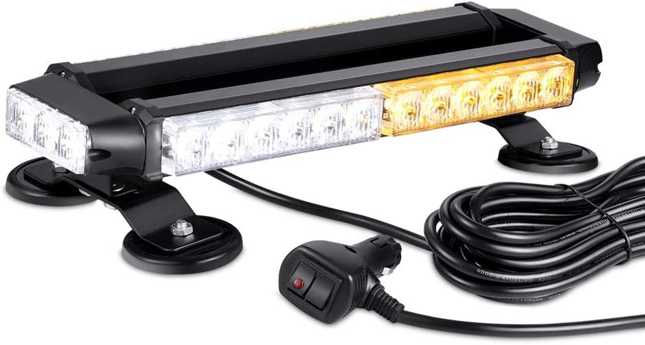Magnetic Roof Flashing LED Emergency Strobe Light Bar F6315