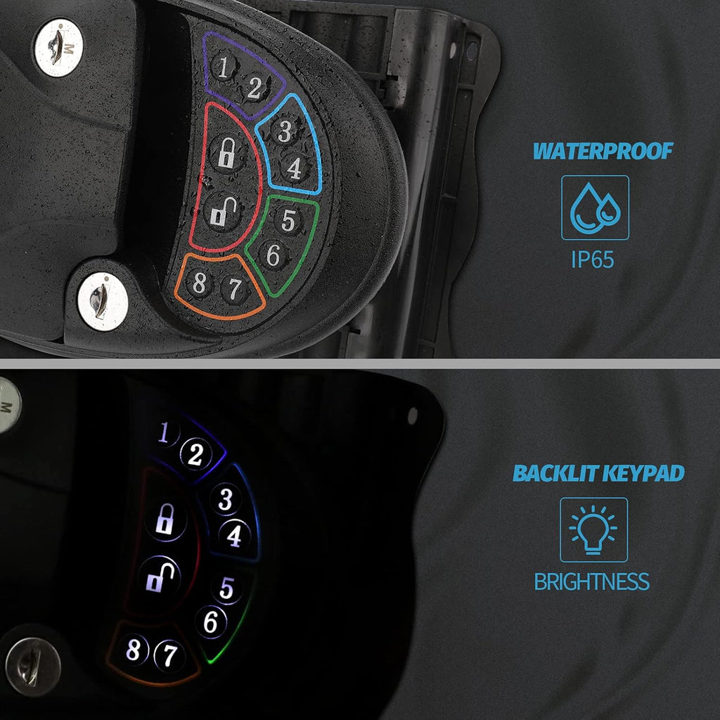 RV Keyless Entry Door Lock with Deadbolt and Silent Mode J488870