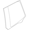 BMW Door Glass L1063