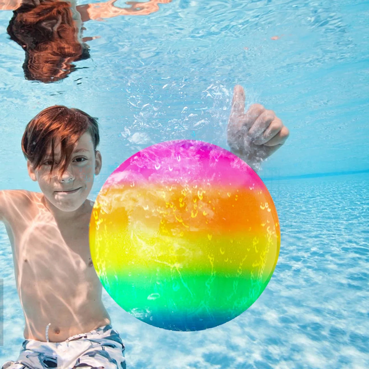 Rainbow Underwater Ball Toy U491494