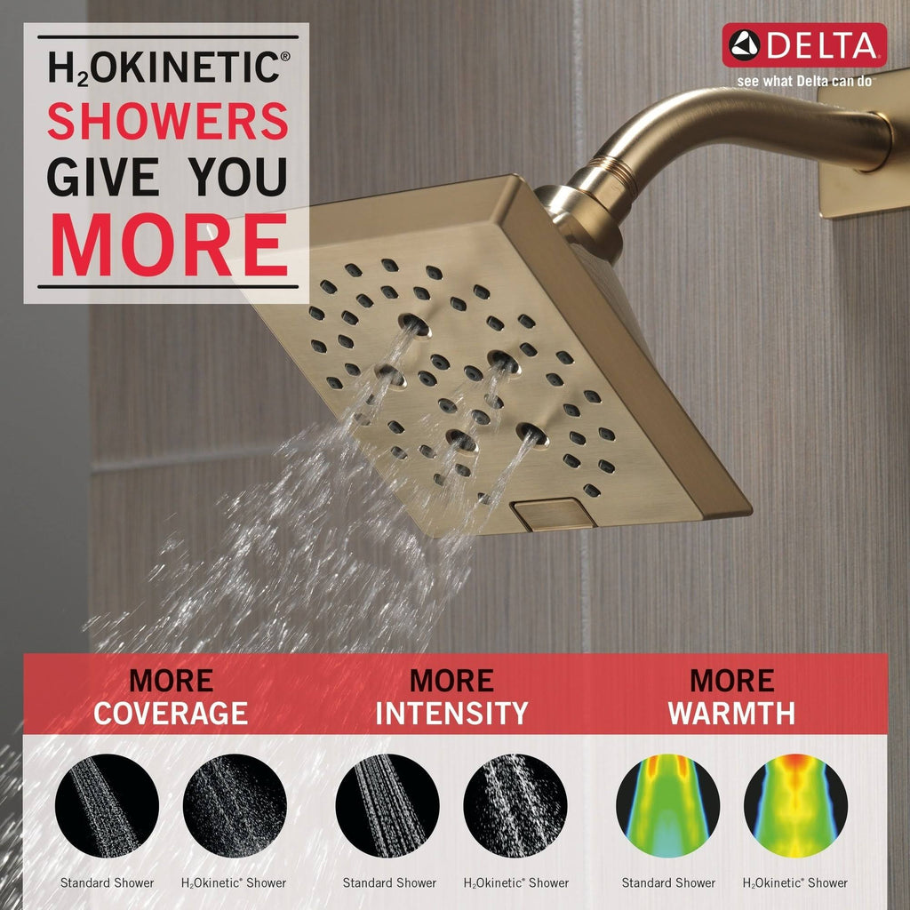 Champagne Bronze Raincan Shower Head V890489