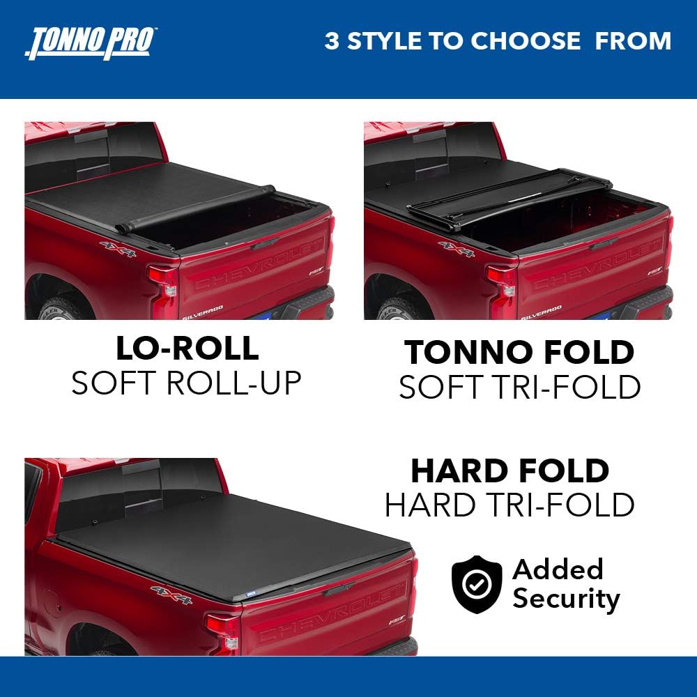 Soft Folding Truck Bed Tonneau Cover E5482