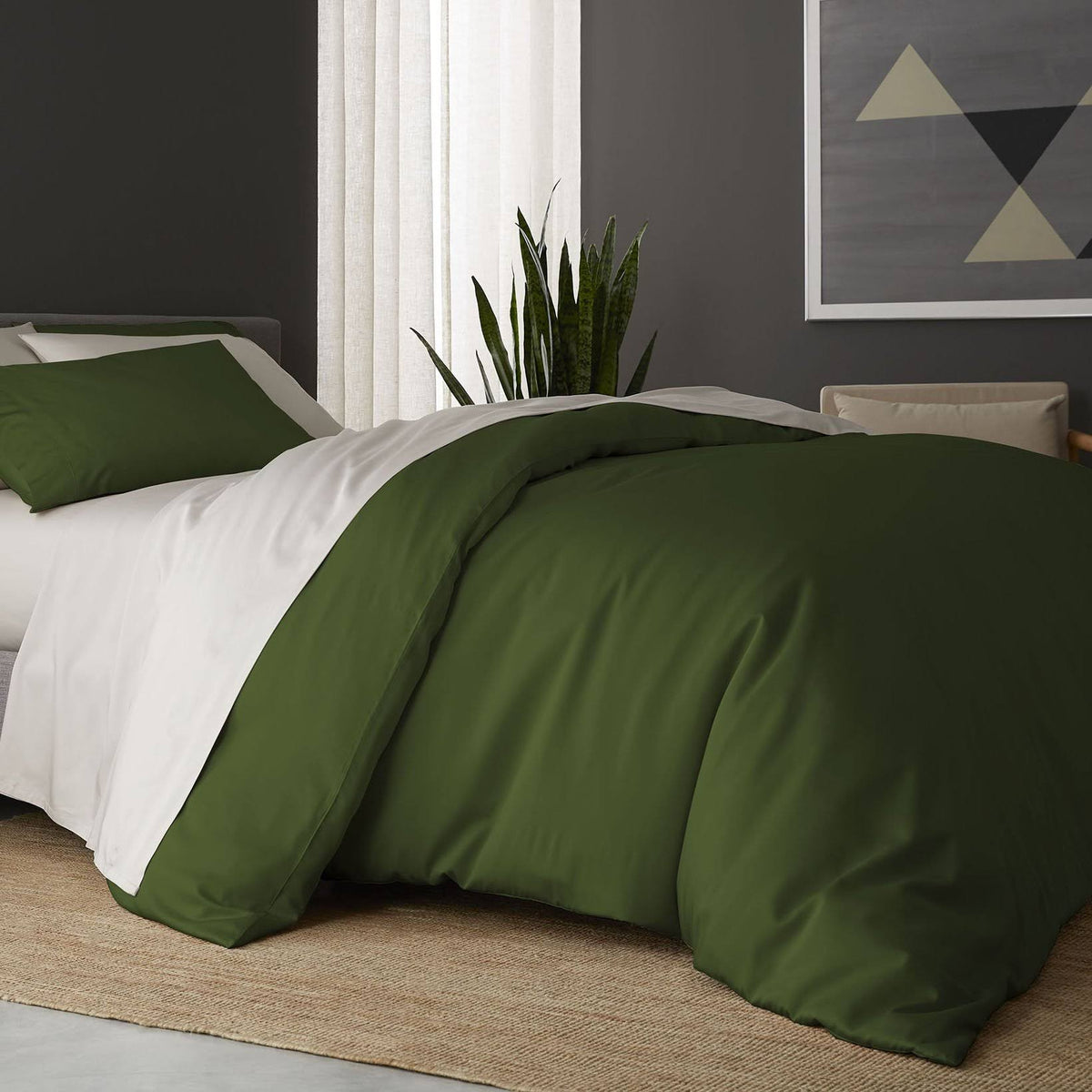 Grey Eucalyptus Duvet Cover Twin / Twin XL W993