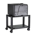 Black 2 Shelf Printer Cart J2566