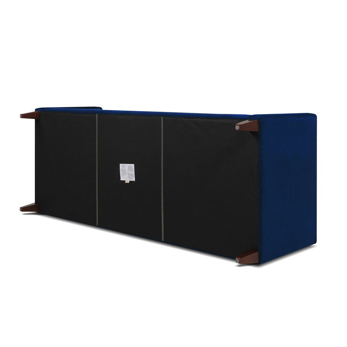Navy Blue Tufted Tuxedo Sofa S29412