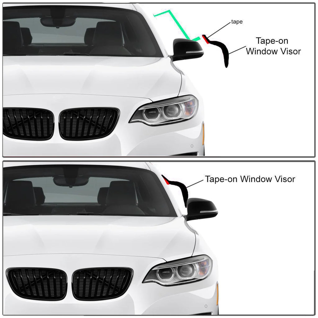 Acrylic Window Visor Sun Rain Deflector Guard T763