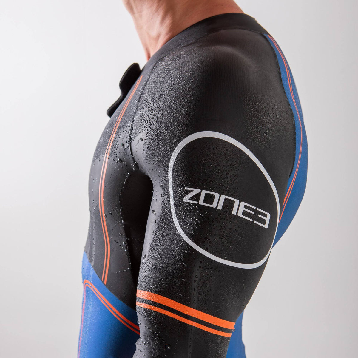 Men's Swim-Run Wetsuit with 8mm Calf Sleeves U782