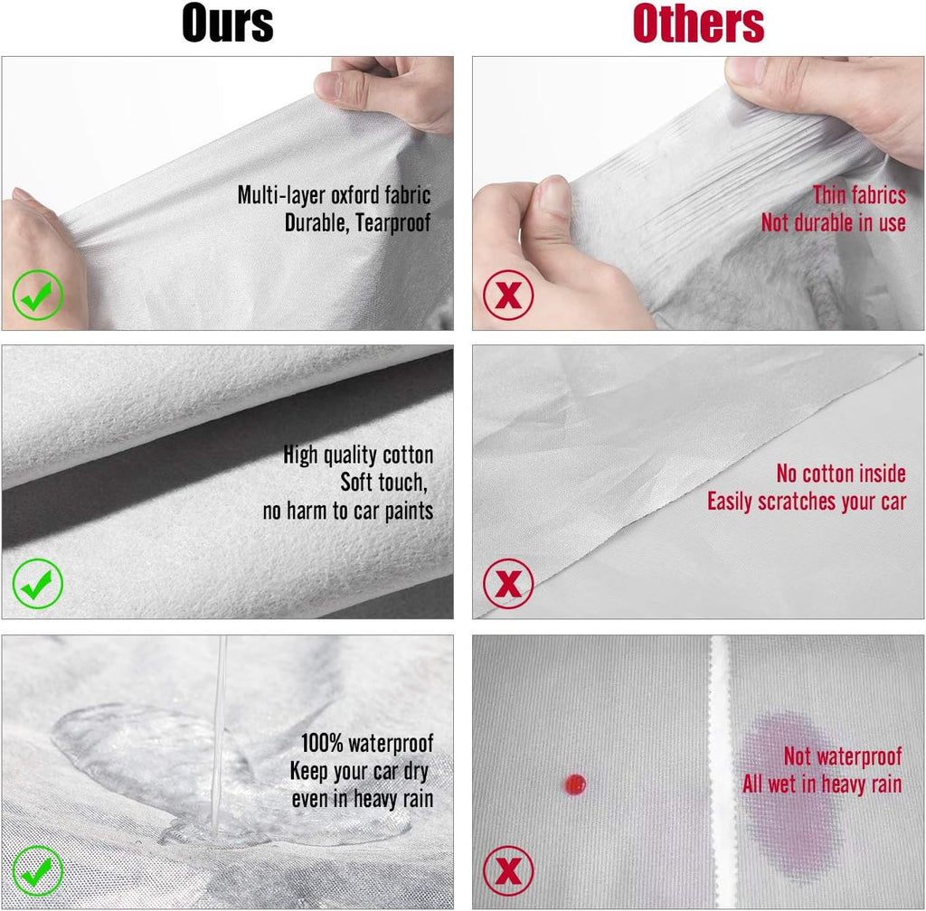 Full Exterior Car Cover Waterproof All Weather 5 Layer for SUV X30367