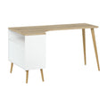 Beige 2-Drawer L-Shaped Desk X100934