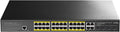 28 Port Gigabit L2 Managed PoE+ Switch 300W, 24 x PoE+ Port, 4 GbE / SFP Combo Ports, 1 Console Port, 300 Watts PoE budget, 802.3 af at, VLAN, QoS, IGMP, Desktop, 1U 19 inch Rack Mount R29982