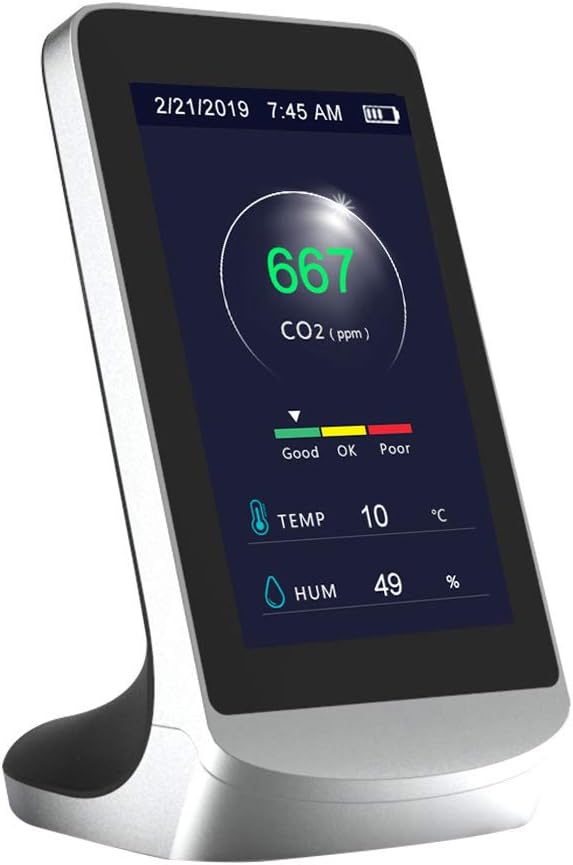 Indoor CO2 Meter with LED Display Air Quality Monitor G456