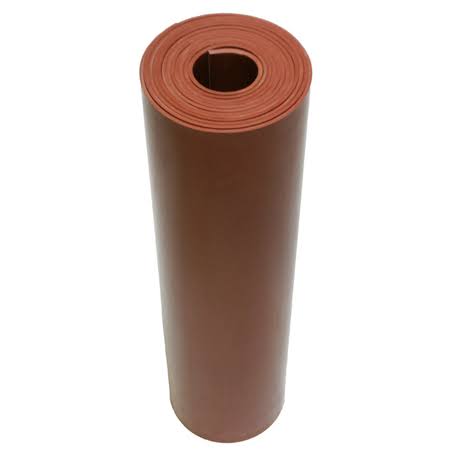 Red SBR Sheet 1/16x22 x 3 ft W x 22 ft L Z1868