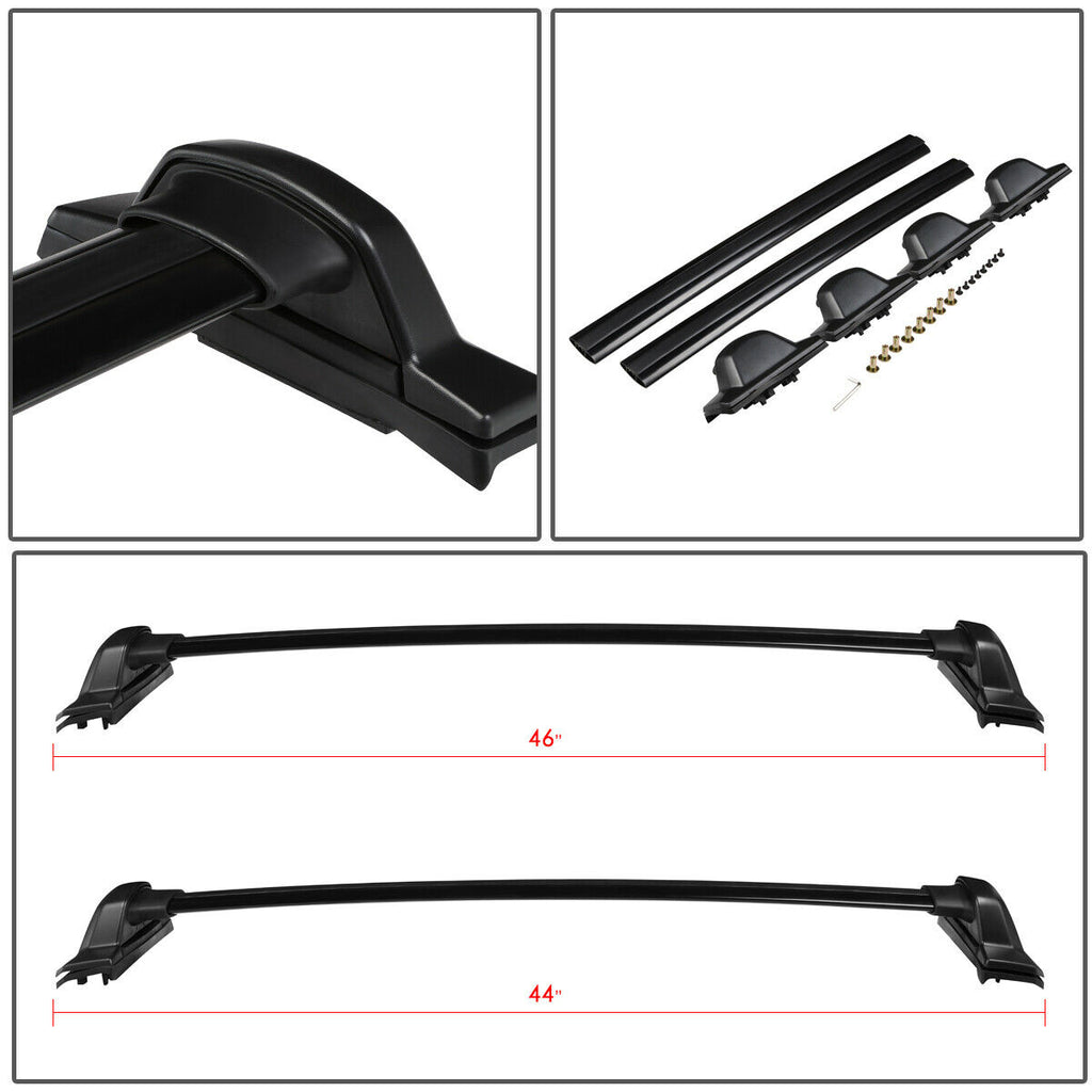 Black Coated Aluminum Roof Rack Crossbar R312