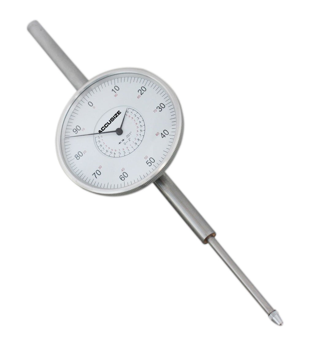 0-2'' by 0.001'' Dial Indicator with 3'' Big Face G25768