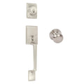 Satin Nickel Single Dummy Entry Door Handleset I162
