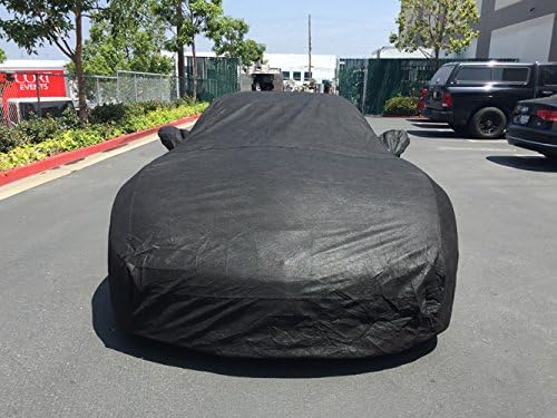 5 Layer Heavy Duty Waterproof Black Car Cover Y403195